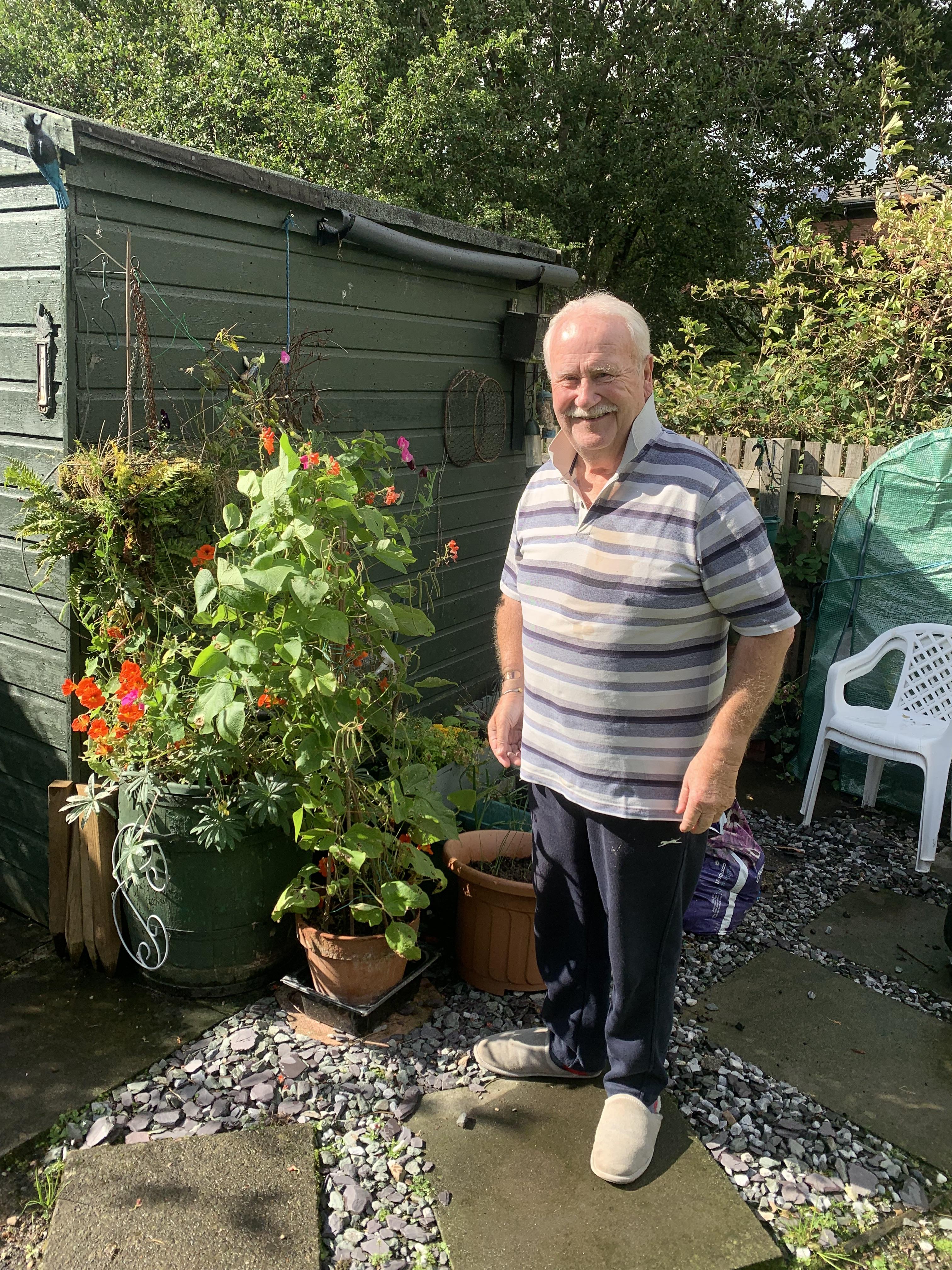 Mr McLaren winner of veg garden 2025