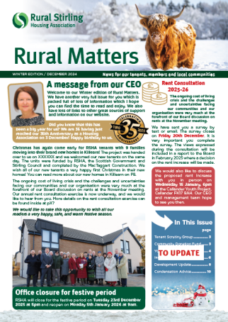 Rural Matters Dec 2025 Front Page Image